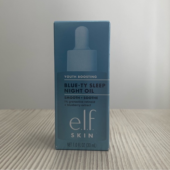 ‼️FREE‼️NEW‼️e.l.f. SKIN Youth Boosting Blue-ty Sleep Night Oil Facial Treatment - Picture 2 of 5